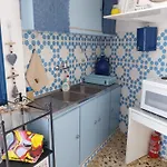 Cycladic House White And Blue In Kato Chora