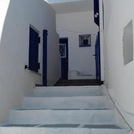 Cycladic House White And Blue In Kato Chora * Serifos Town