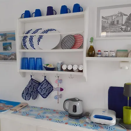 Cycladic House White And Blue In Kato Chora Serifos Town