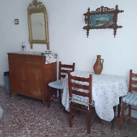 Cycladic House White And Blue In Kato Chora *