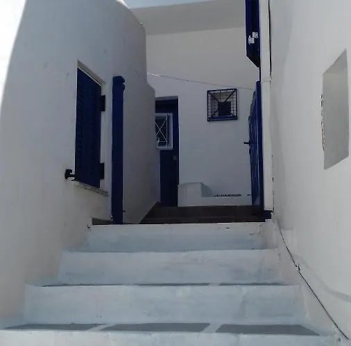 Cycladic House White And Blue In Kato Chora * Serifos Town