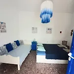 Cycladic House White And Blue In Kato Chora *