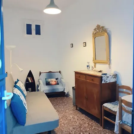 Cycladic House White And Blue In Kato Chora Dom wakacyjny Serifos Town
